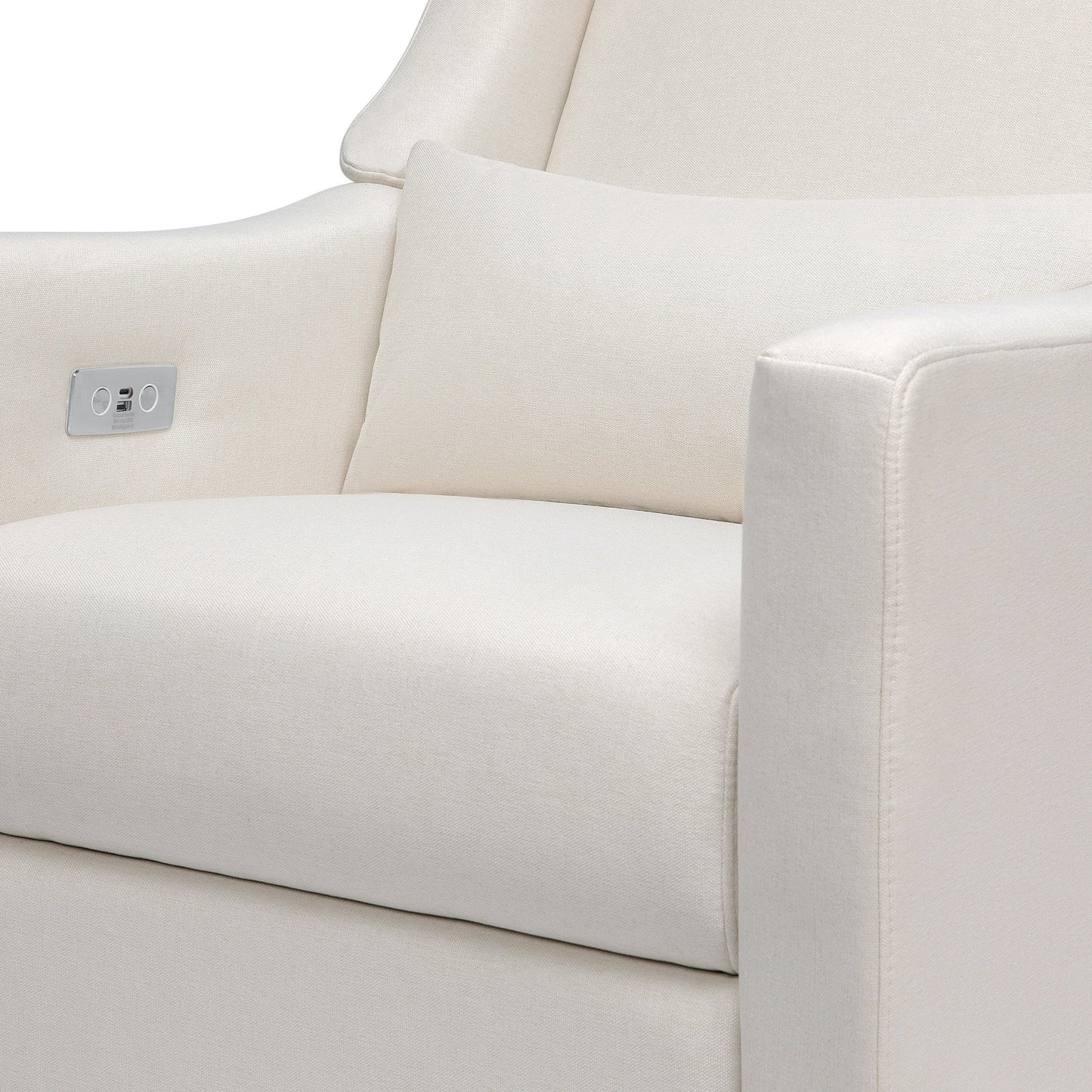 M11288PCMEW,Kiwi Glider Recliner w/ Electronic Control and USB in Performance Cream Eco-Weave