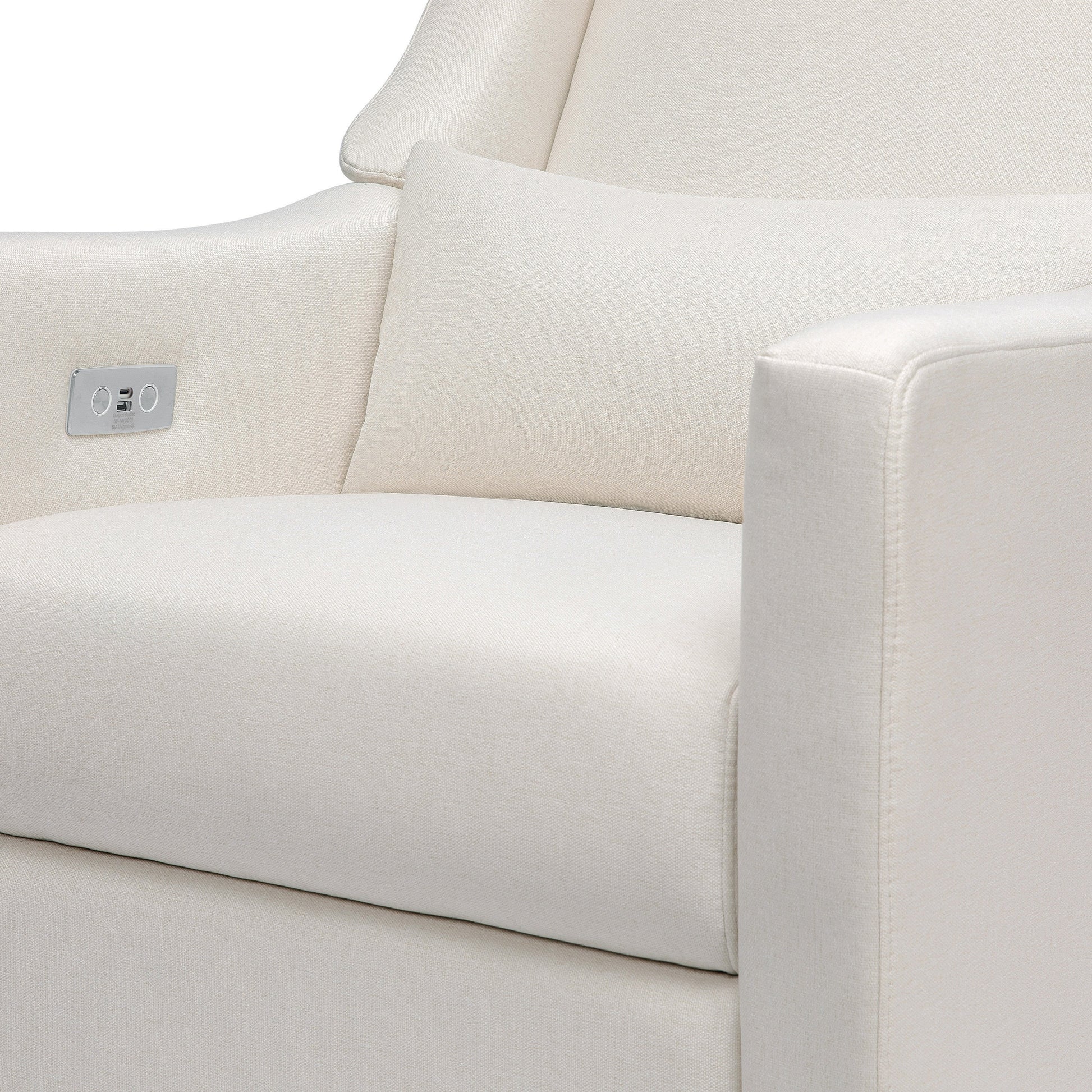 M11288PCMEW,Kiwi Glider Recliner w/ Electronic Control and USB in Performance Cream Eco-Weave