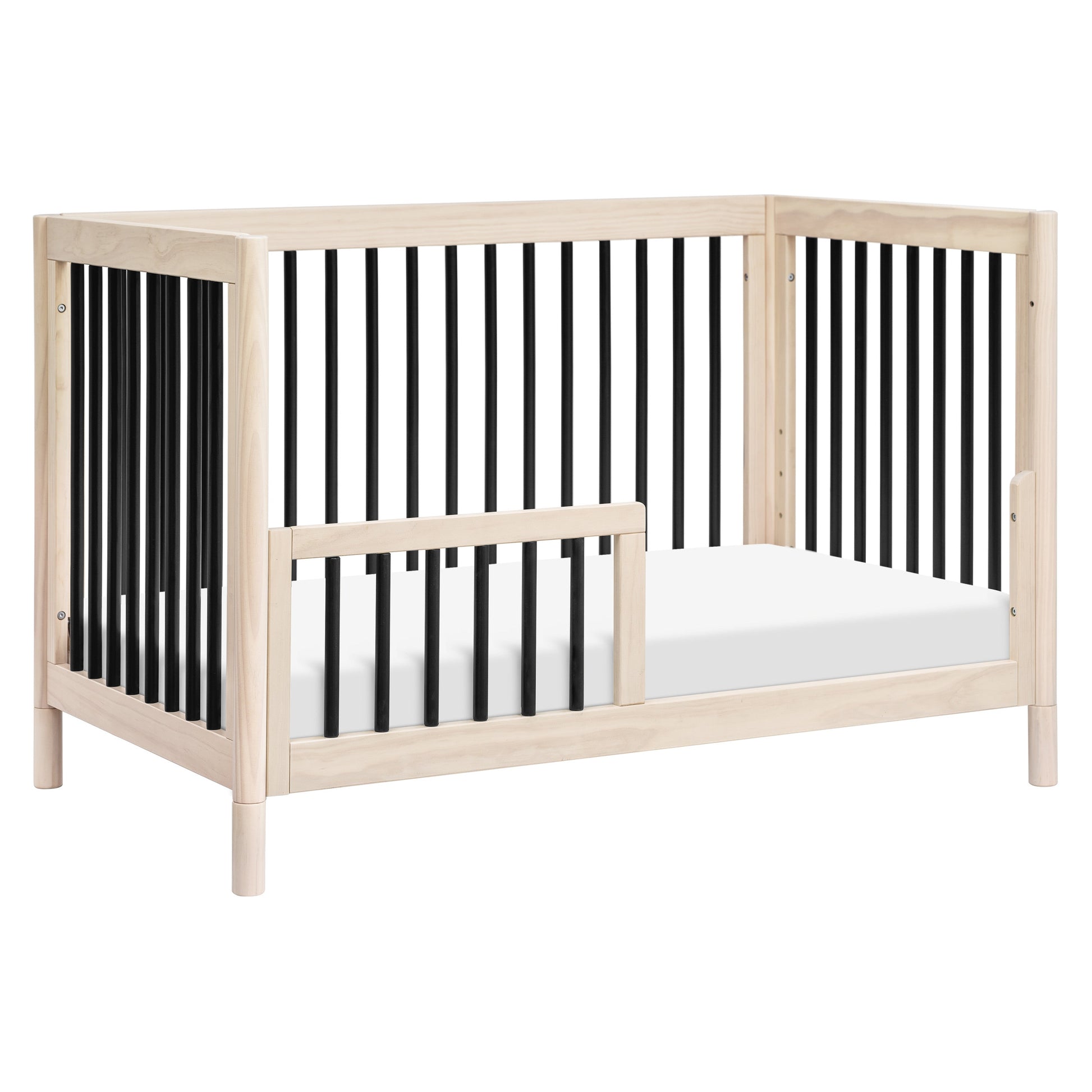M12901NXB,Gelato 4-in-1 Convertible Crib w/Toddler Conversion Kit in Washed Natural/Black