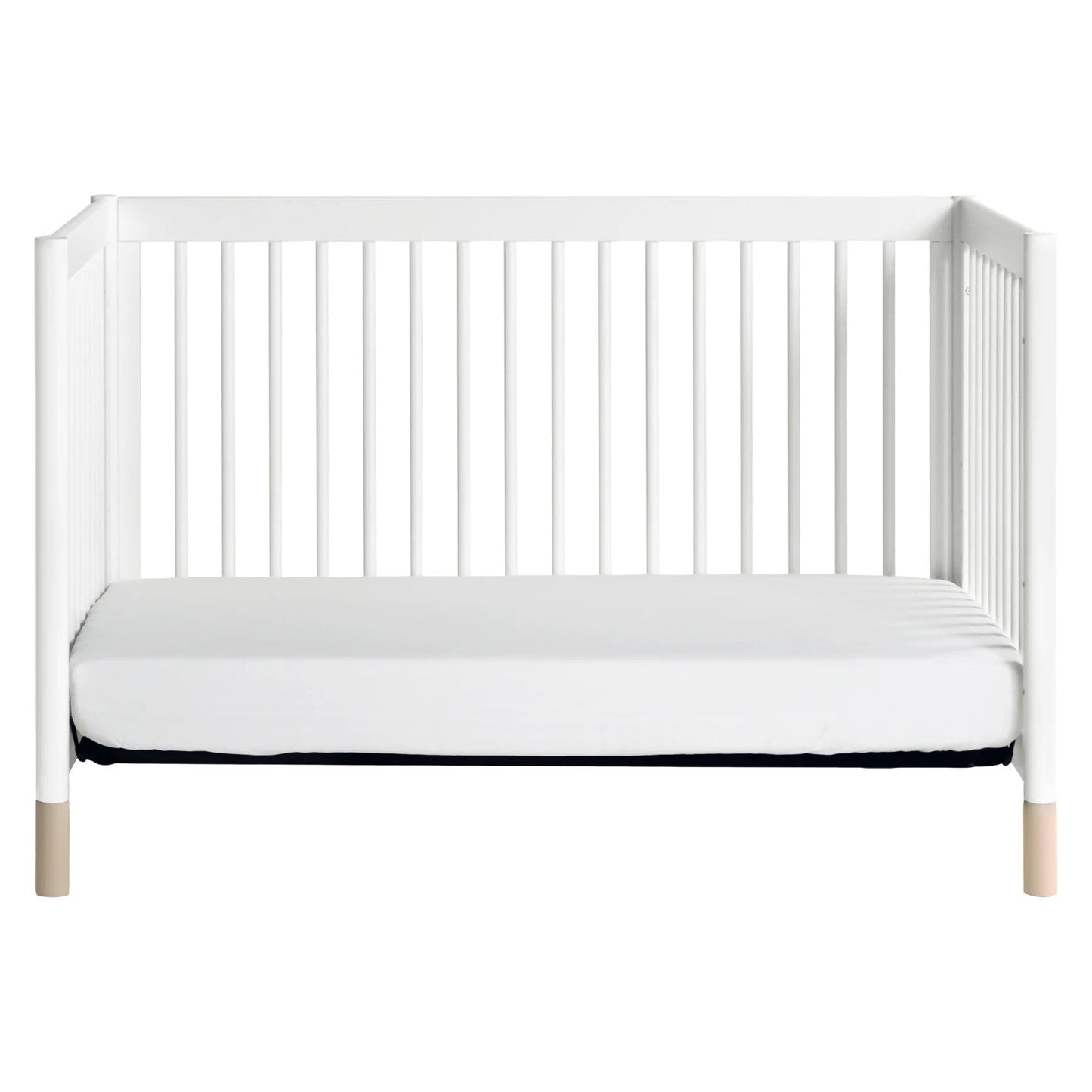 M12901WNX,Gelato 4-in-1 Convertible Crib w/Toddler Conversion Kit in White  NX Feet