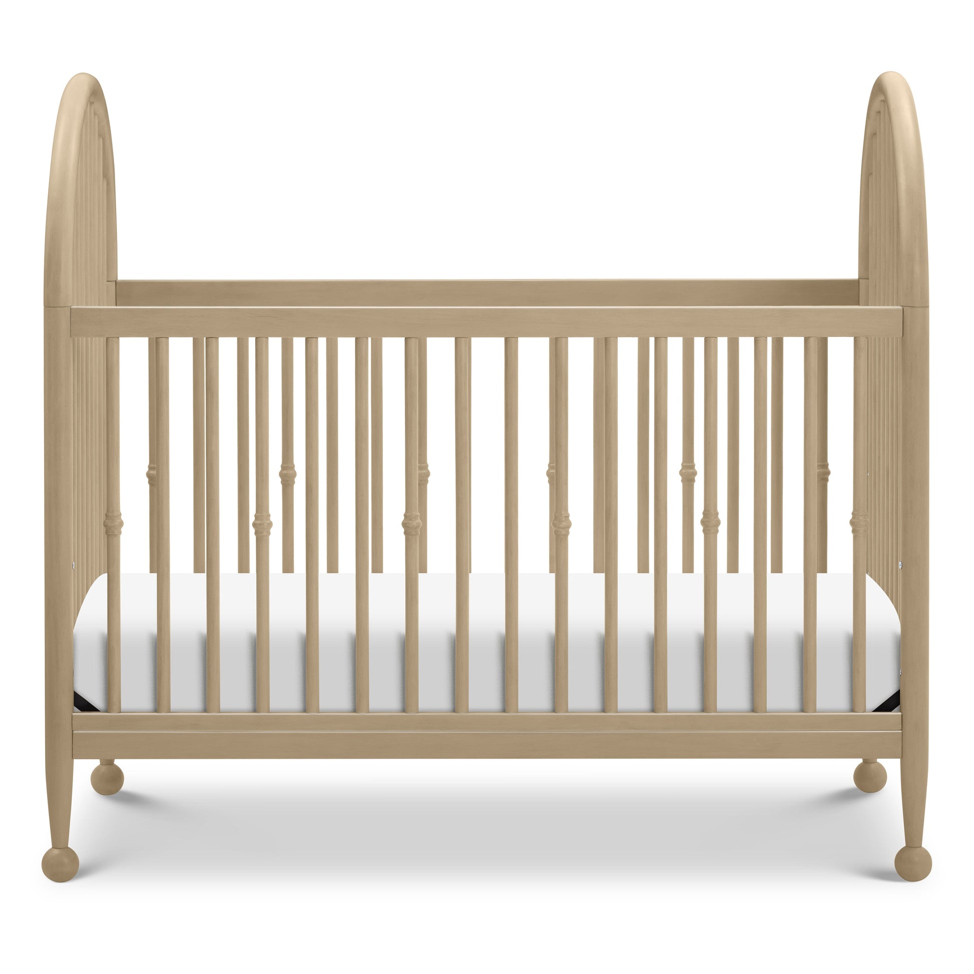 M31401WP,Alouette 3-in-1 Convertible Spindle Crib in Washed Pine