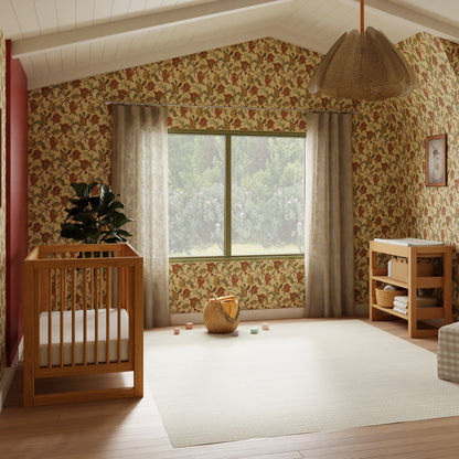 M23301HY,Nantucket 3-in-1 Convertible Crib w/Toddler Bed Conversion Kit in Honey