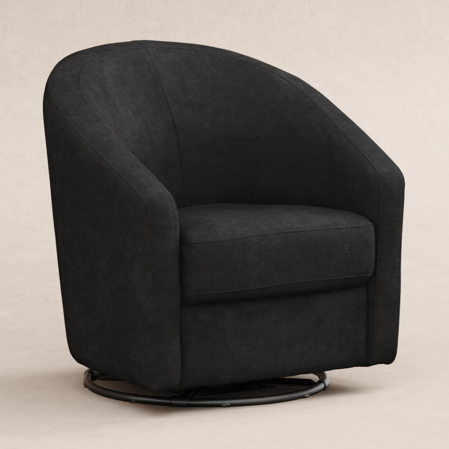 M5887BLKV,Madison Swivel Glider in Black Velvet