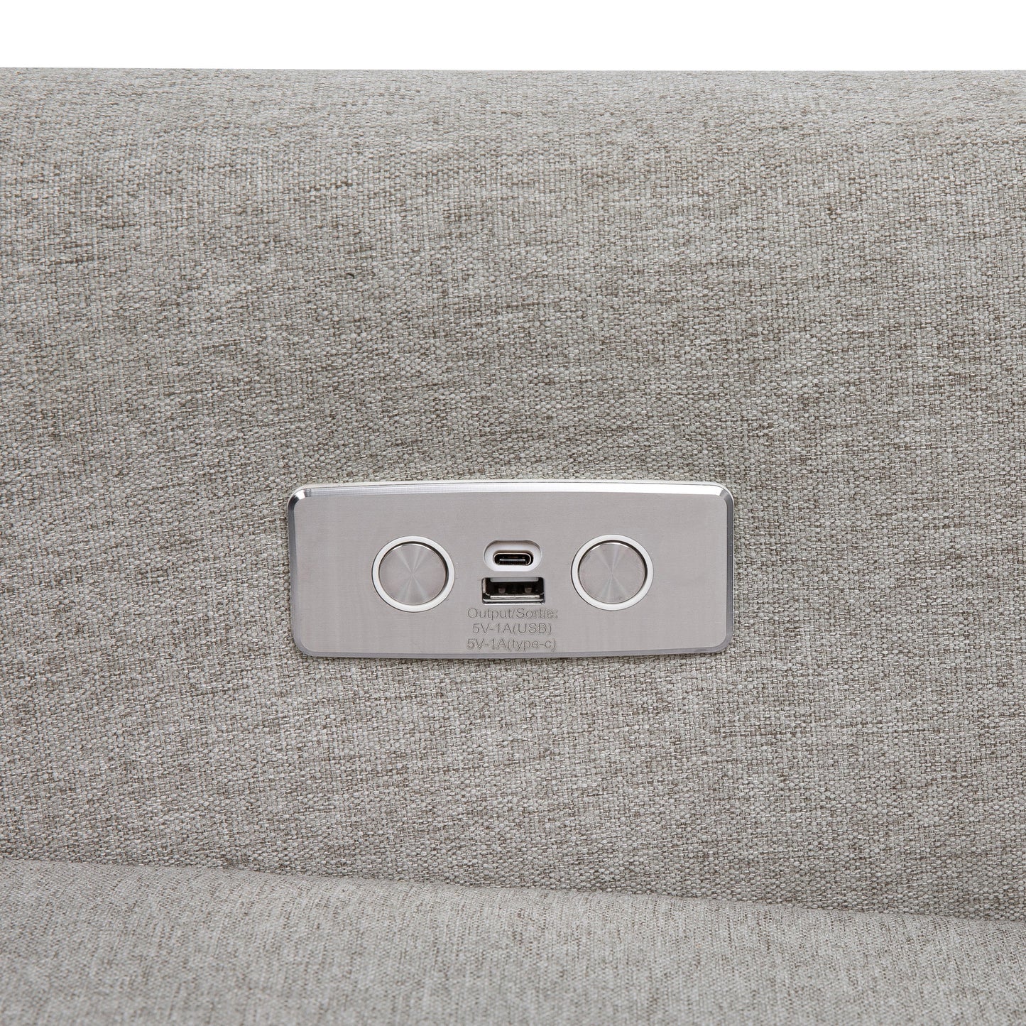 M11288PGEW,Kiwi Glider Recliner w/ Electronic Control and USB in Performance Grey Eco-Weave
