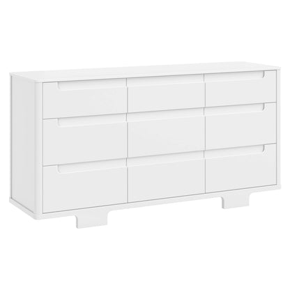 M23428W,Yuzu 9-Drawer Dresser  Assembled in White