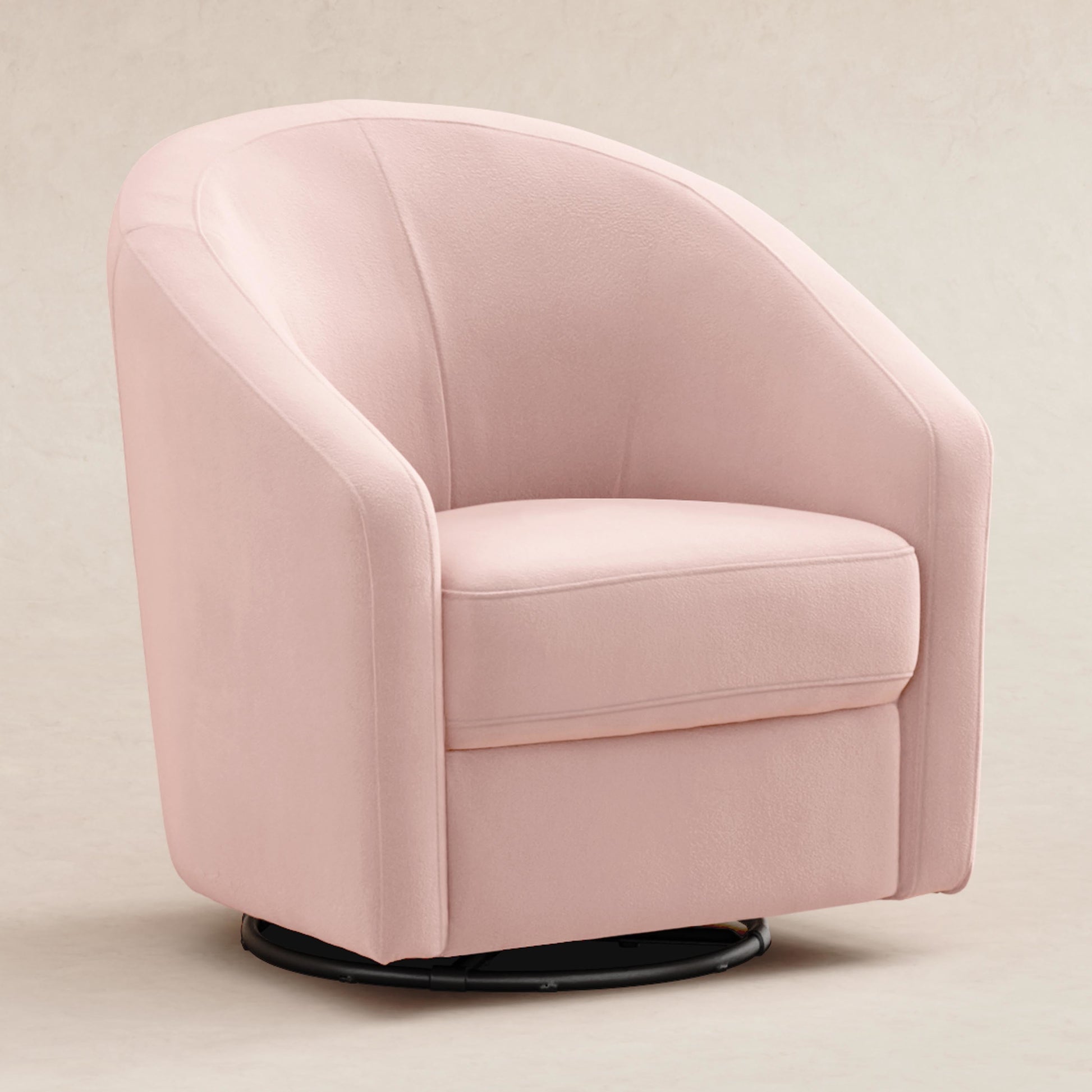 M5887BPV,Madison Swivel Glider in Blush Pink Velvet