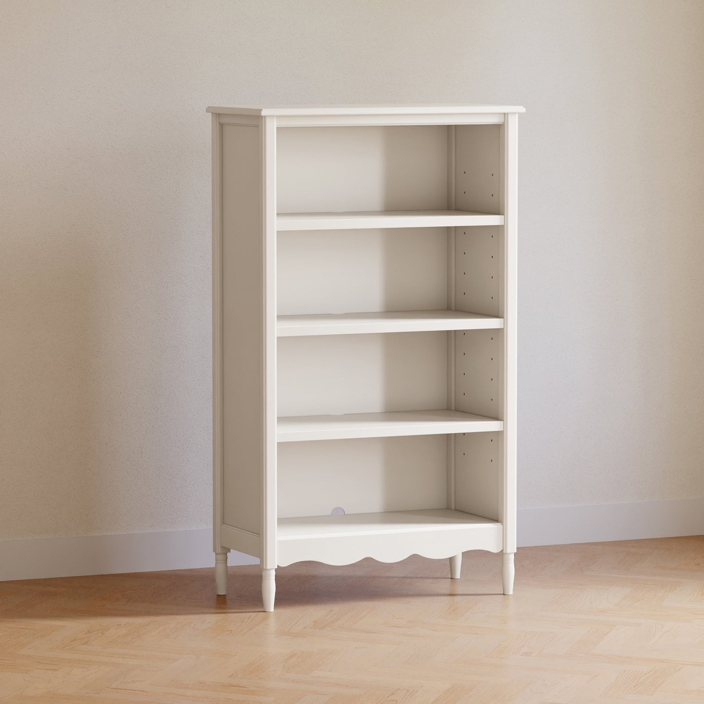 M7114RW,Liberty Assembled Bookcase in Warm White