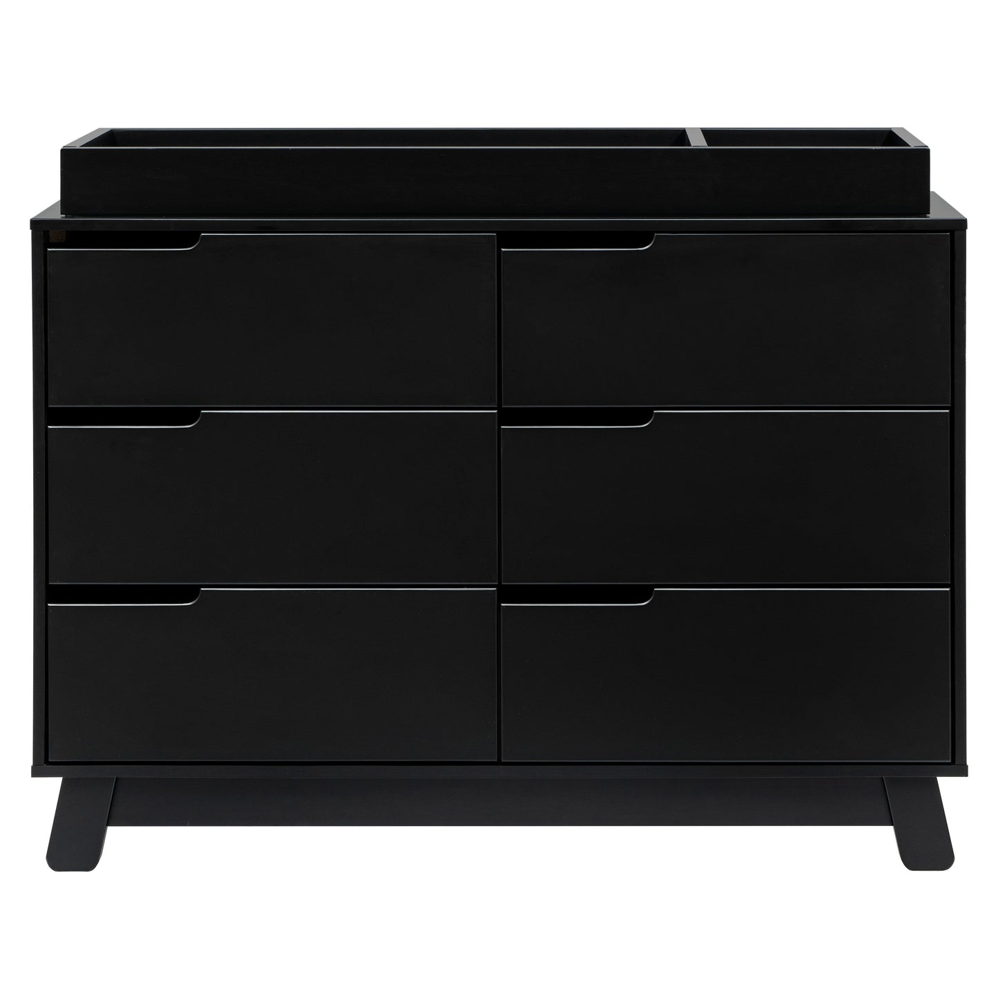 M4216B,Hudson 6-Drawer Double Dresser  Assembled in Black
