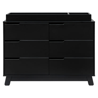 M4216B,Hudson 6-Drawer Double Dresser  Assembled in Black