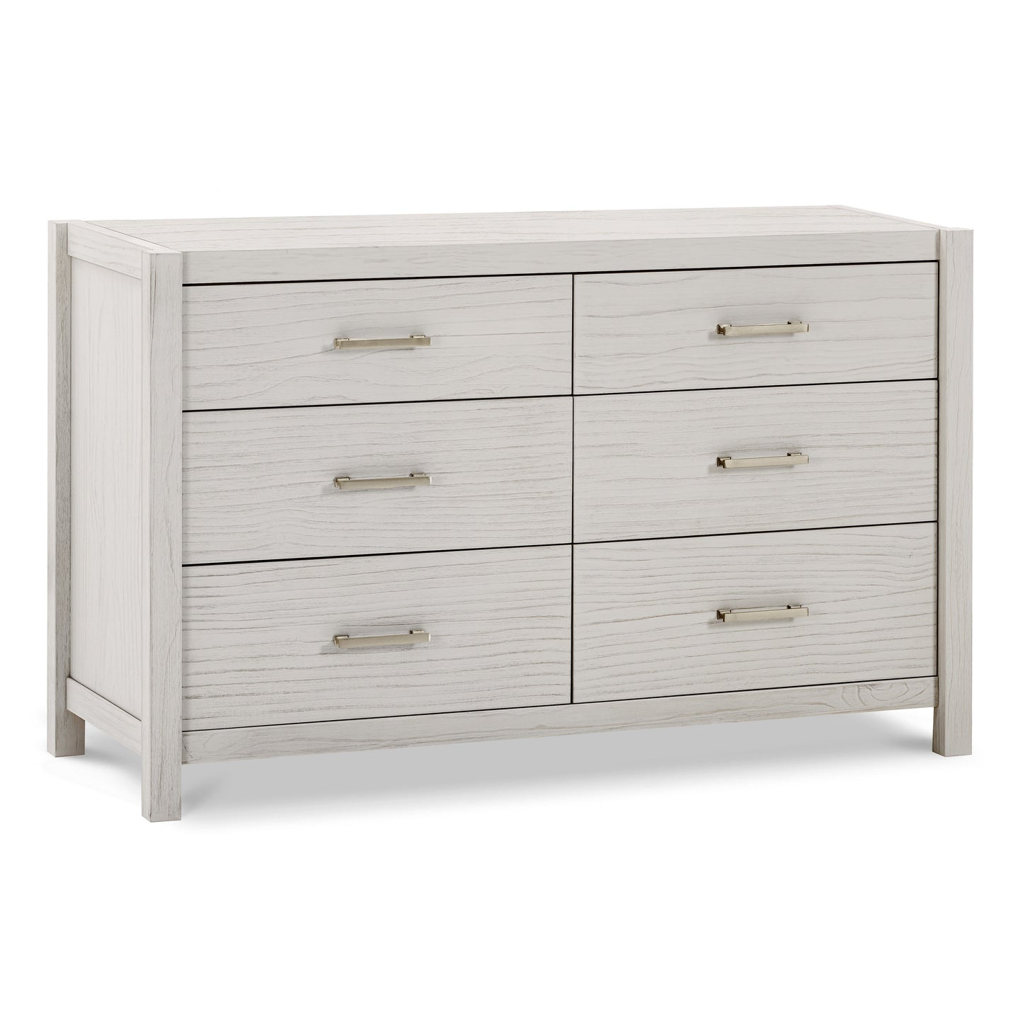 B26416WDF,Hemsted 6-Drawer Assembled Dresser in White Driftwood