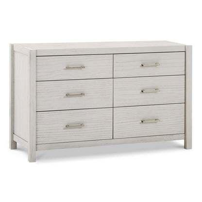B26416WDF,Hemsted 6-Drawer Assembled Dresser in White Driftwood