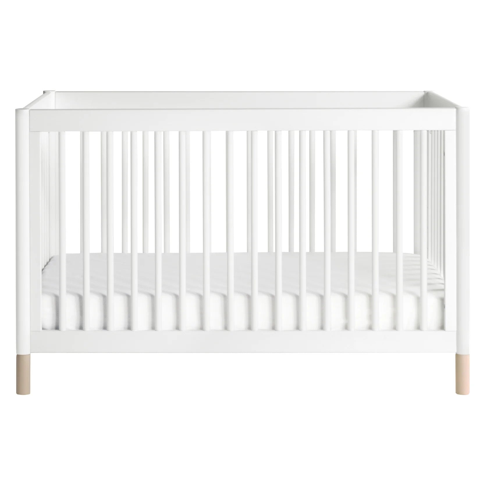 M12901WNX,Gelato 4-in-1 Convertible Crib w/Toddler Conversion Kit in White  NX Feet