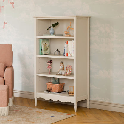 M7114RW,Liberty Assembled Bookcase in Warm White
