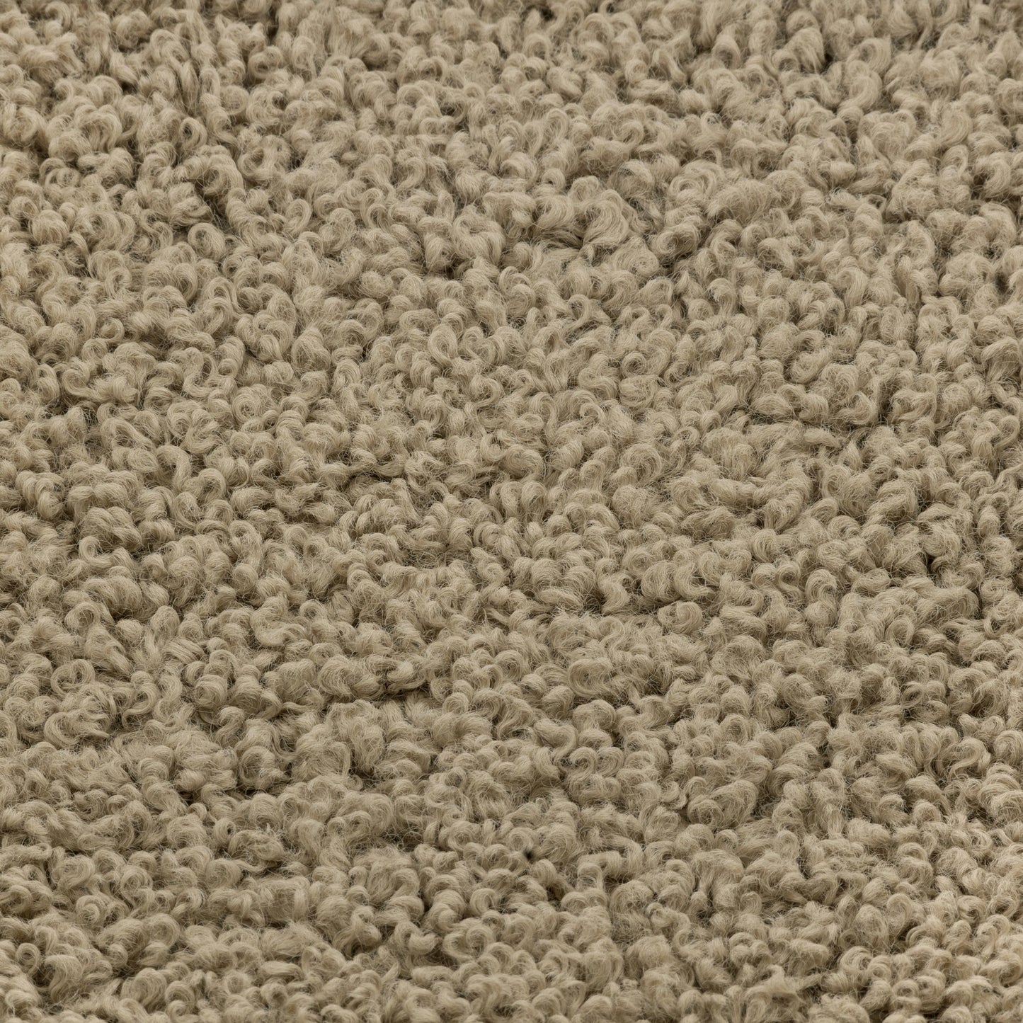 M31585LT,Mini Mushroom Pouf in Latte Teddy Loop