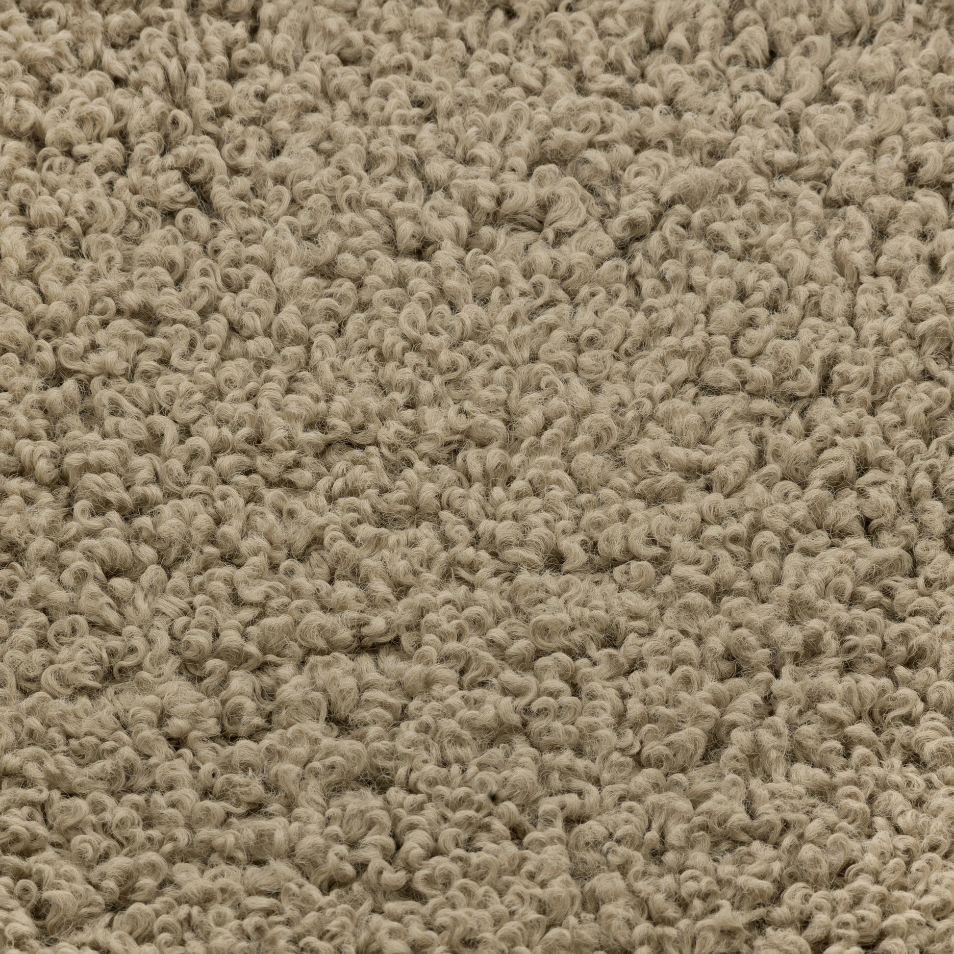 M31585LT,Mini Mushroom Pouf in Latte Teddy Loop