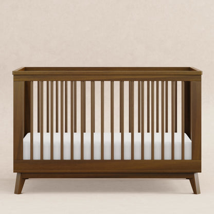 M5801NL,Scoot 3-in-1 Convertible Crib w/Toddler Bed Conversion Kit in Natural Walnut