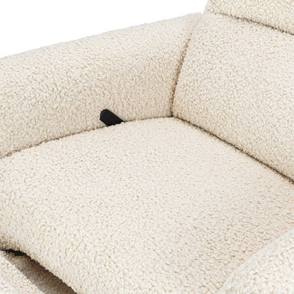 M30087AT,Rainbow Recliner and Swivel Glider in Almond Teddy Loop