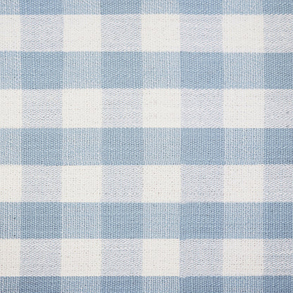 M21797BGH,Crawford Chair and a Half Pillowback Swivel Glider in Blue Gingham