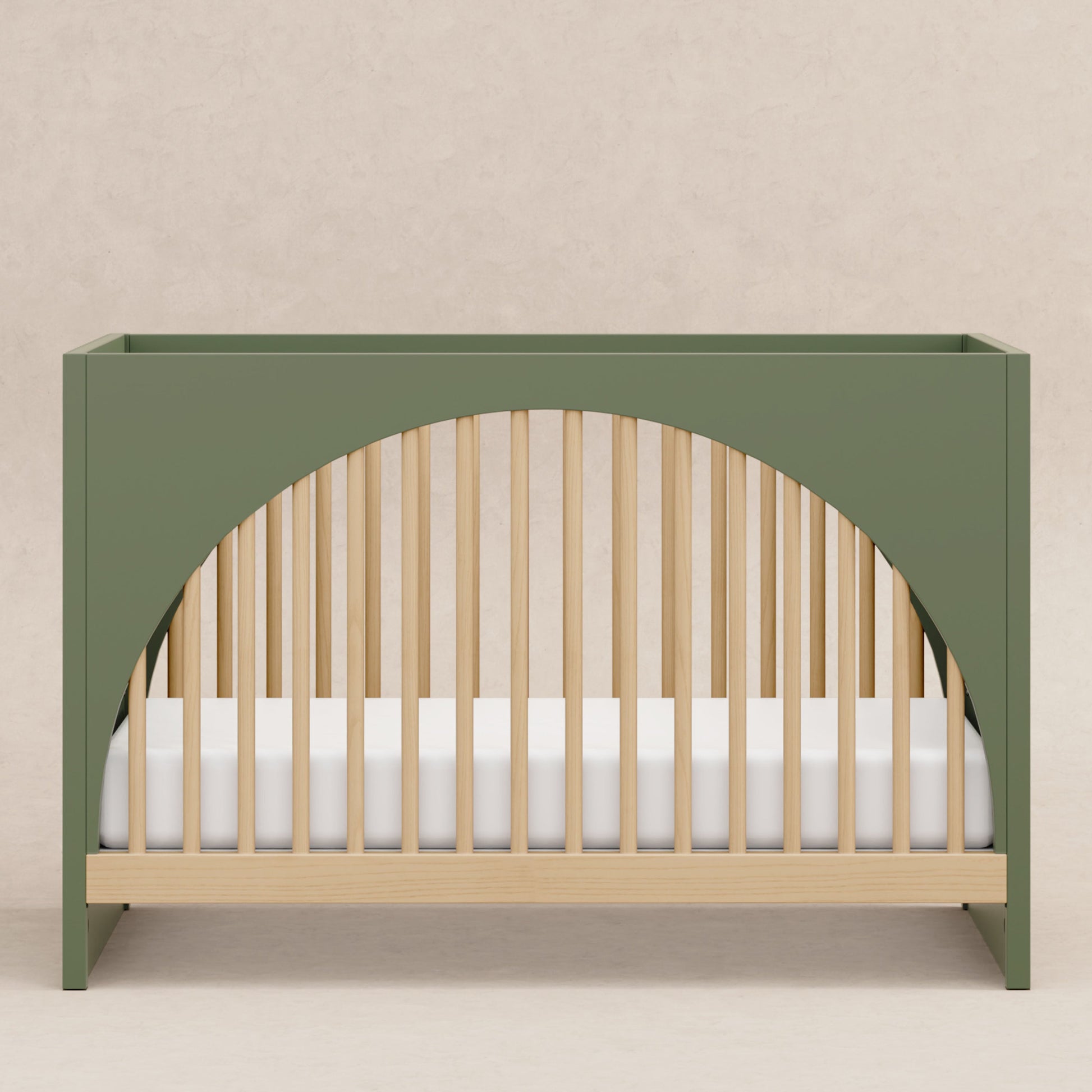 M30201OLSH,Moab 3-in-1 Convertible Crib in Olive/Ash