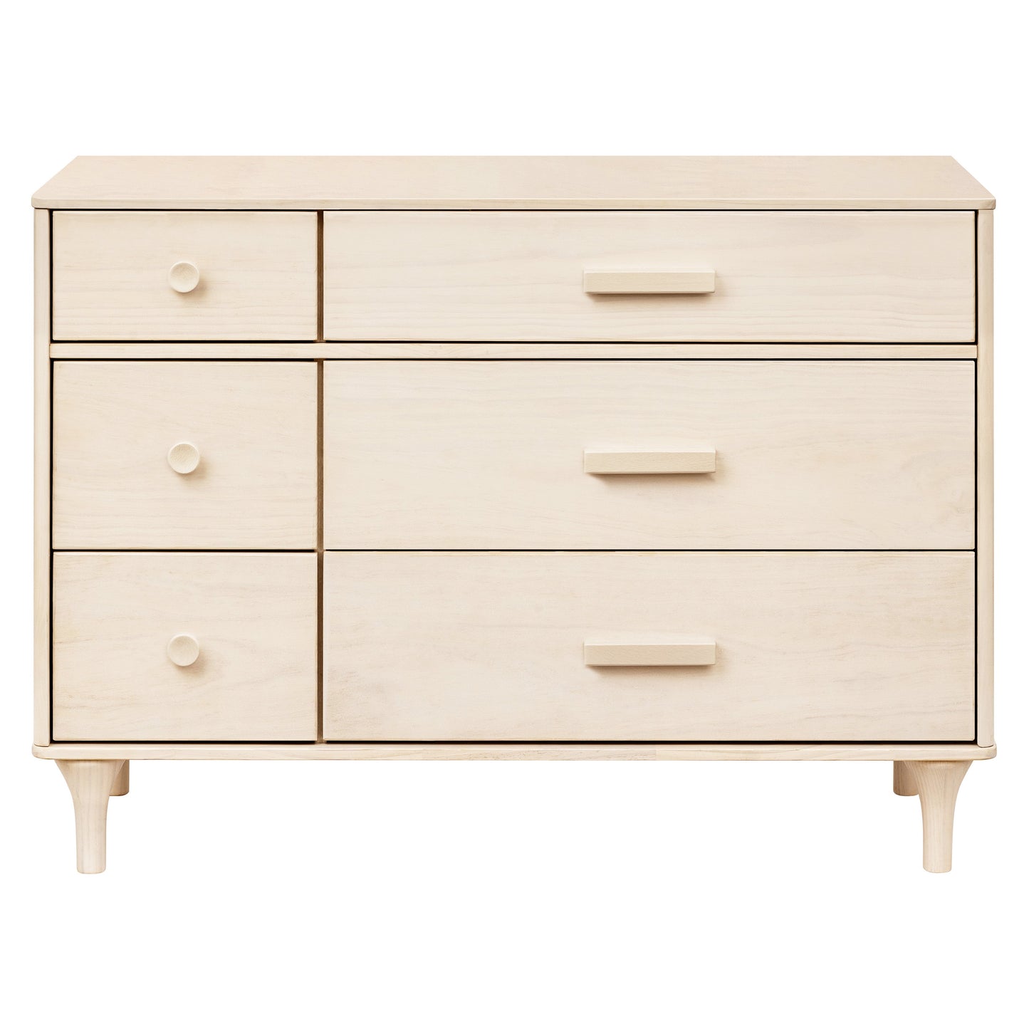 M9016NX,Lolly 6-Drawer Double Dresser  Assembled in Washed Natural