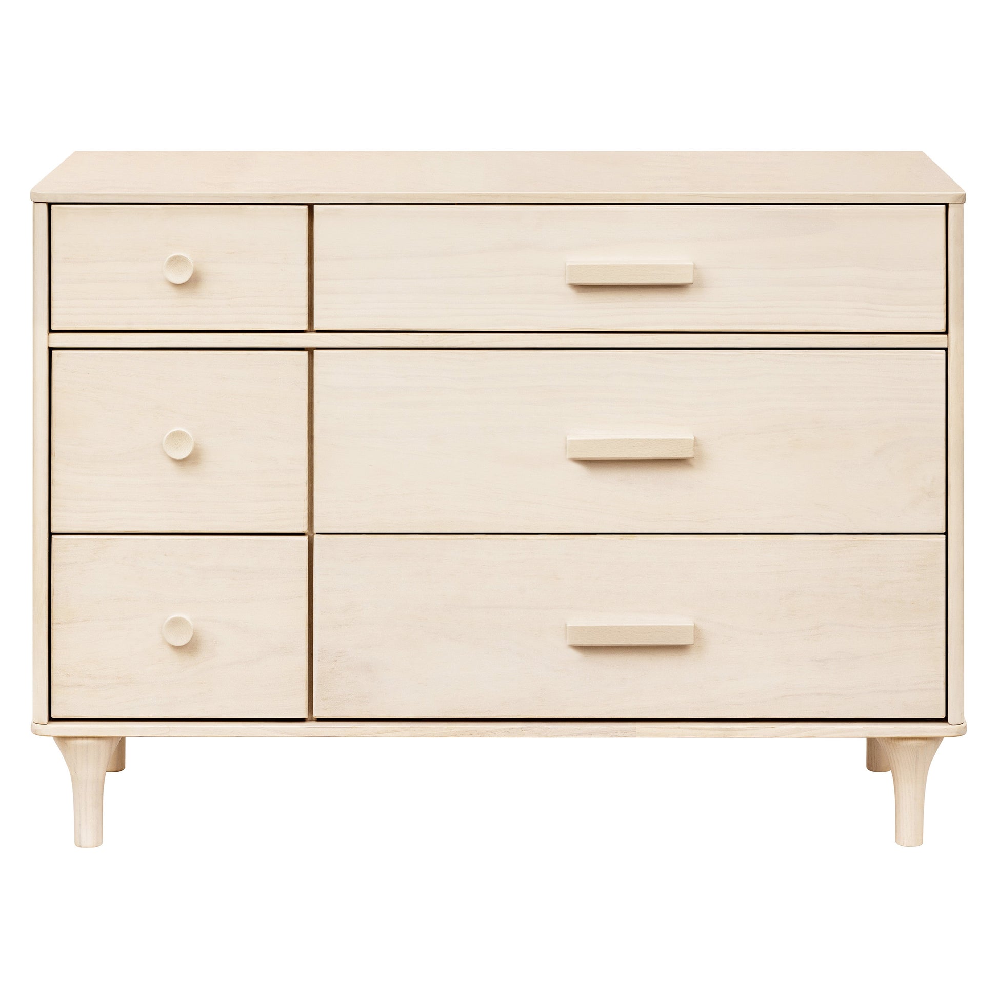 M9016NX,Lolly 6-Drawer Double Dresser  Assembled in Washed Natural