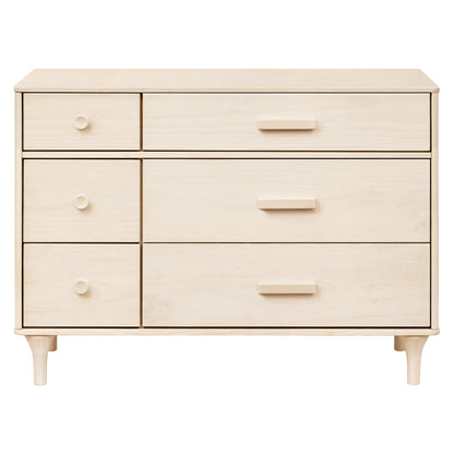 M9016NX,Lolly 6-Drawer Double Dresser  Assembled in Washed Natural