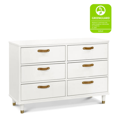 B14316RW,Tanner 6-Drawer Dresser in Warm White