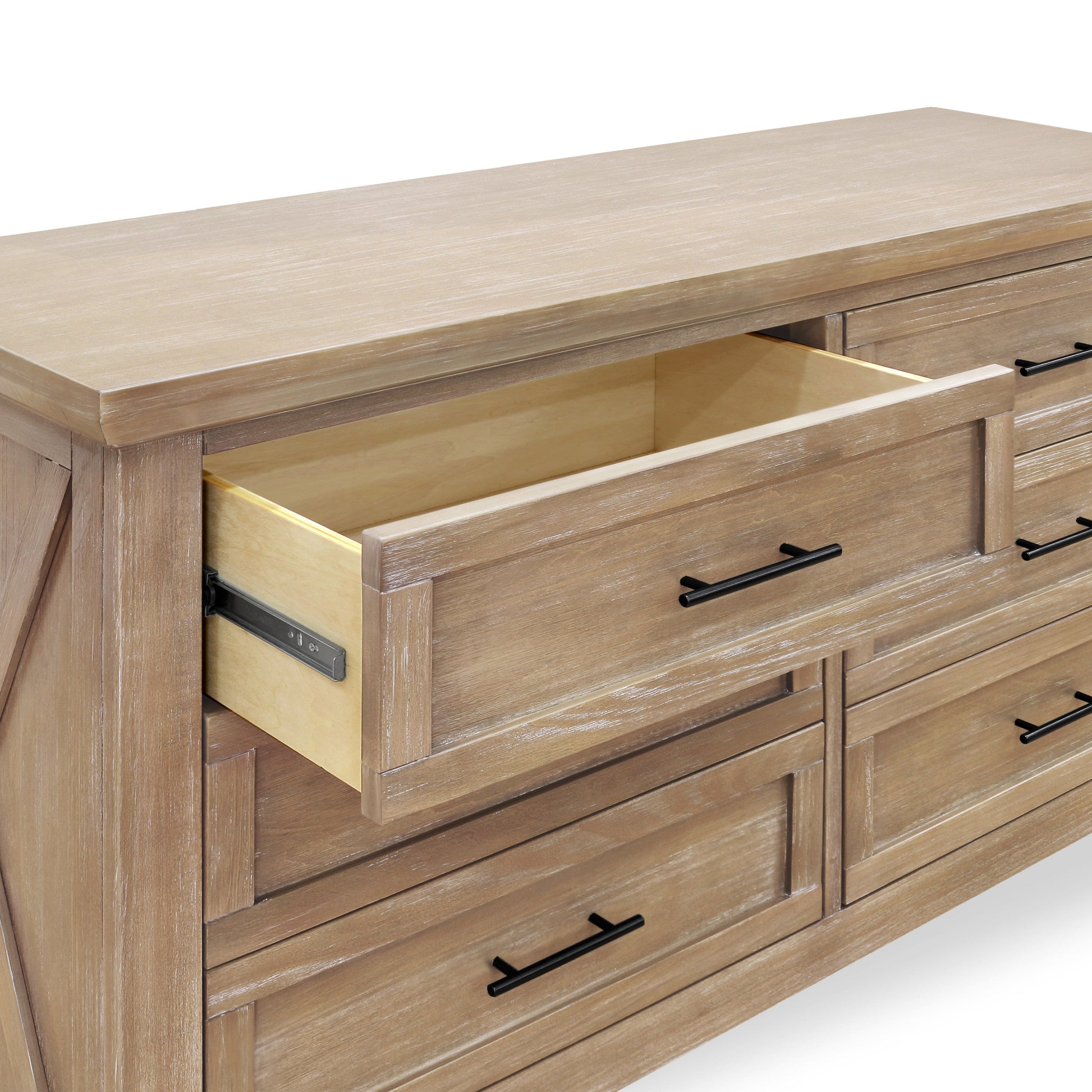 B14516DF,Emory Farmhouse 6-Drawer Dresser in Driftwood