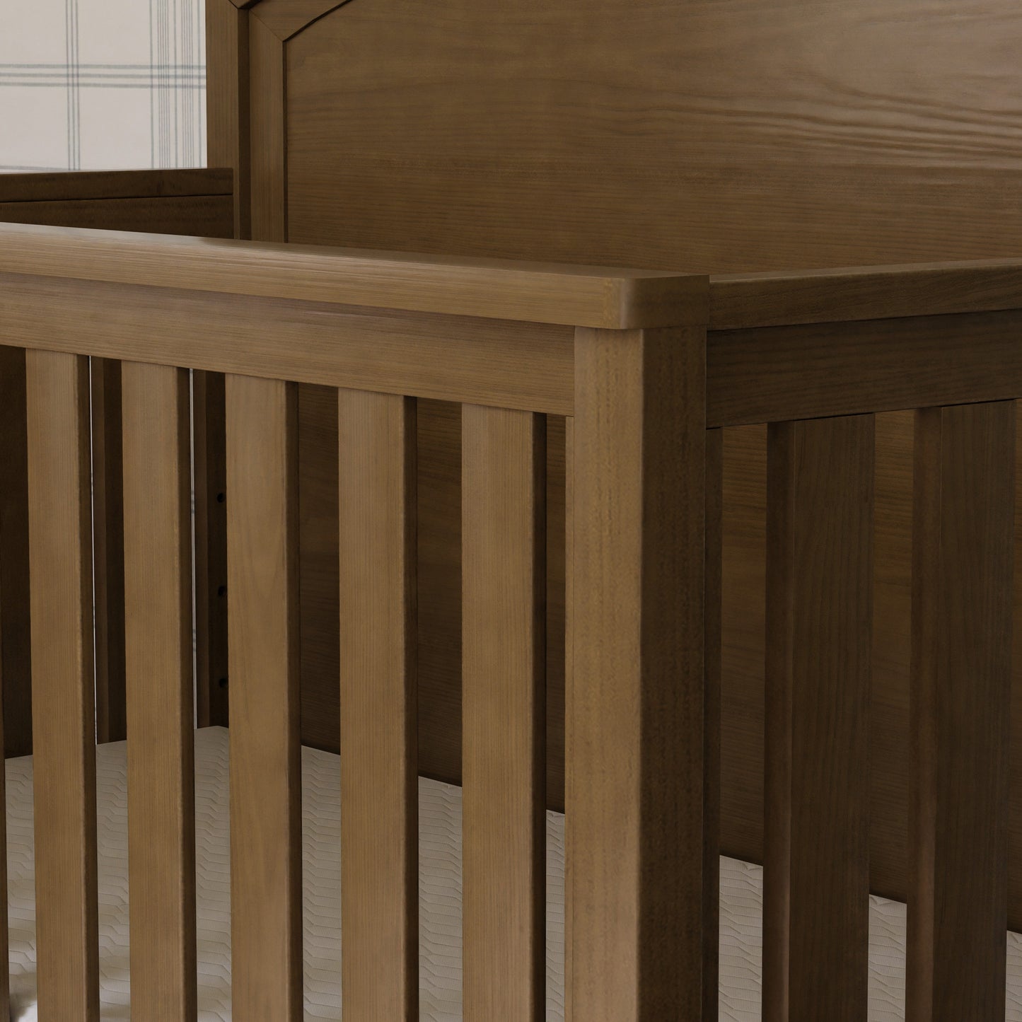 B26401LDF,Hemsted 4-in-1 Convertible Crib in Walnut Driftwood