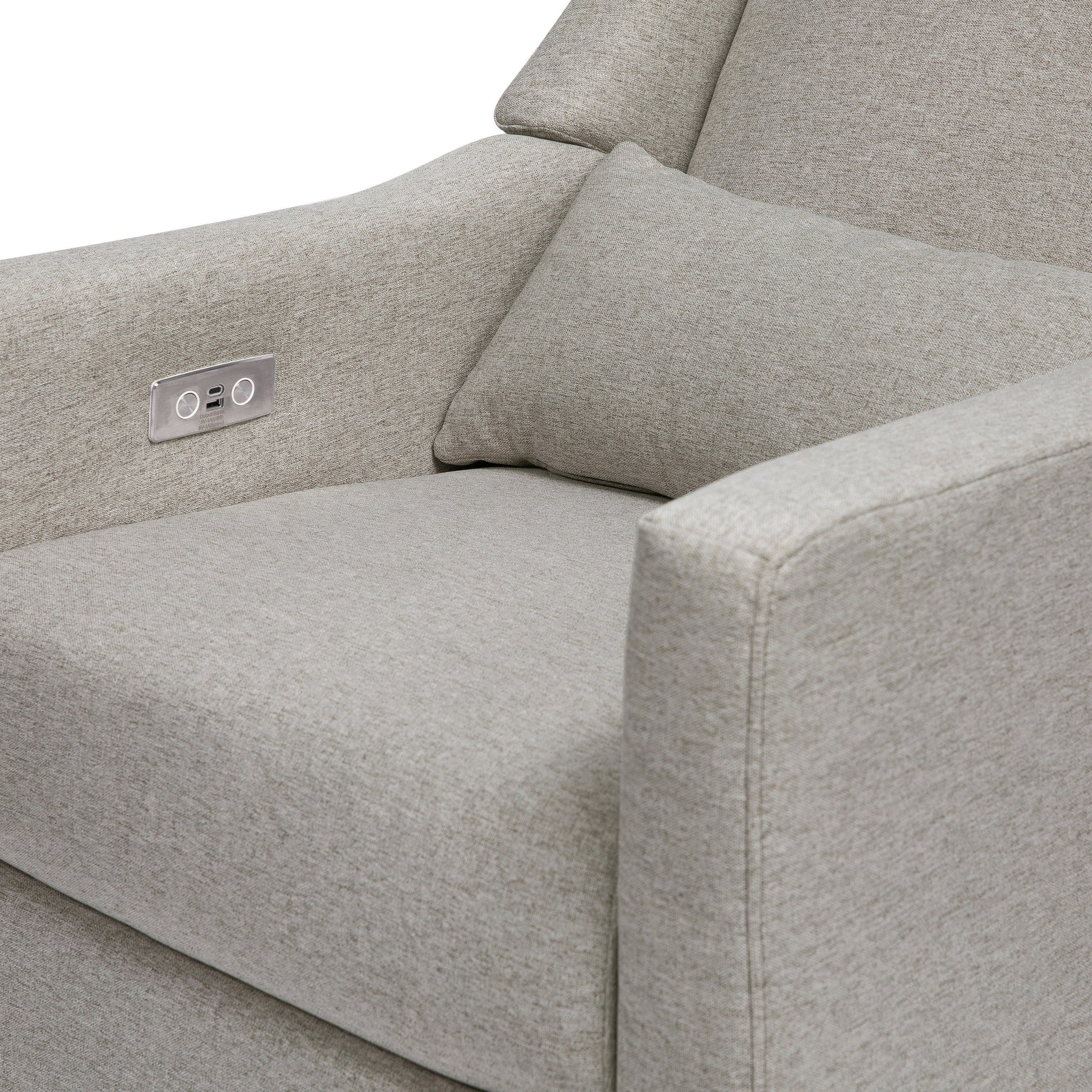 M11288PGEW,Kiwi Glider Recliner w/ Electronic Control and USB in Performance Grey Eco-Weave