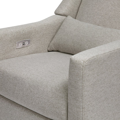 M11288PGEW,Kiwi Glider Recliner w/ Electronic Control and USB in Performance Grey Eco-Weave