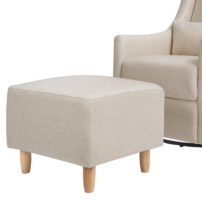M11287PBEW,Toco Swivel Glider and Ottoman in Performance Beach Eco-Weave