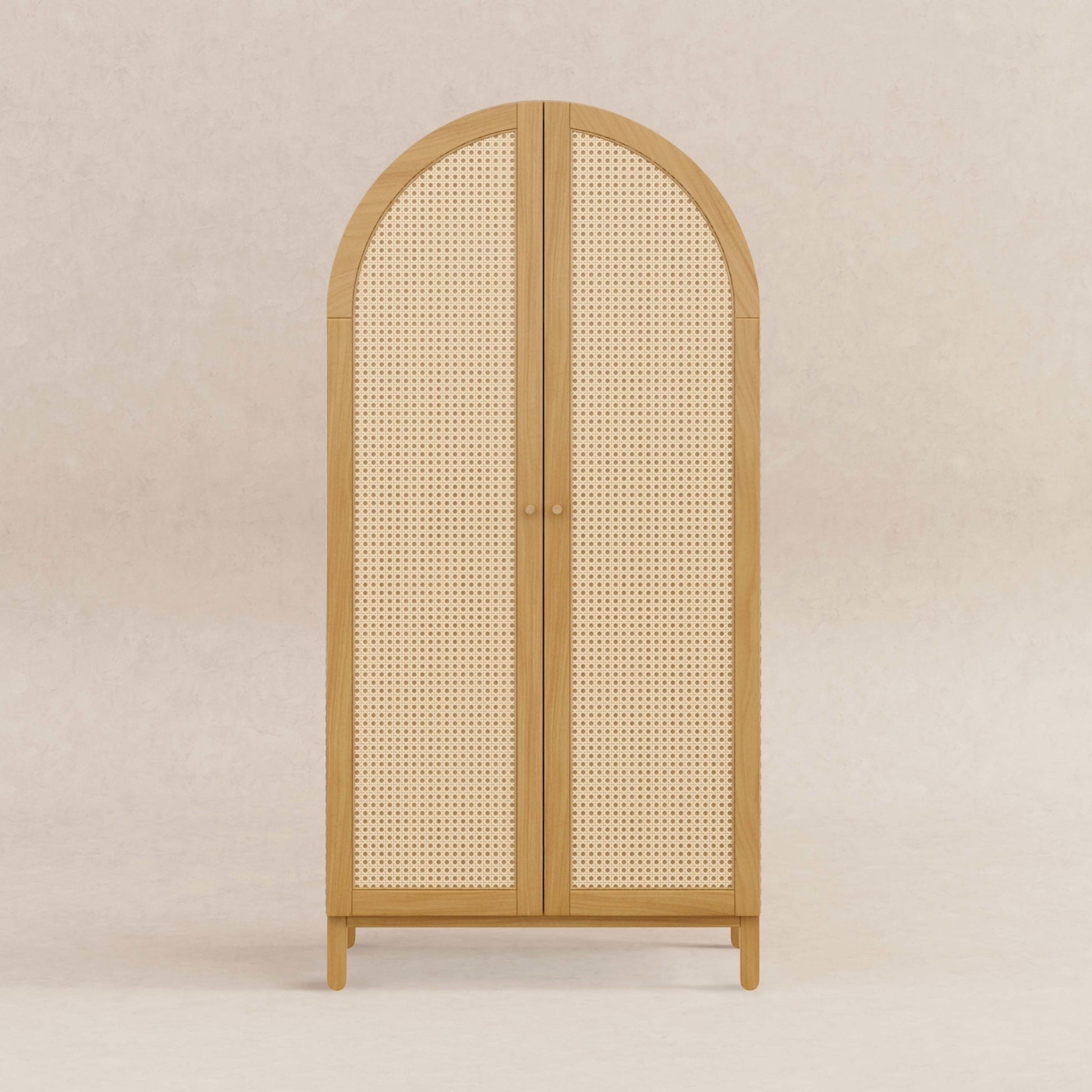 M25929HY,Bondi Cane Armoire  Assembled in Honey