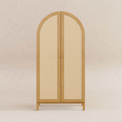 M25929HY,Bondi Cane Armoire  Assembled in Honey