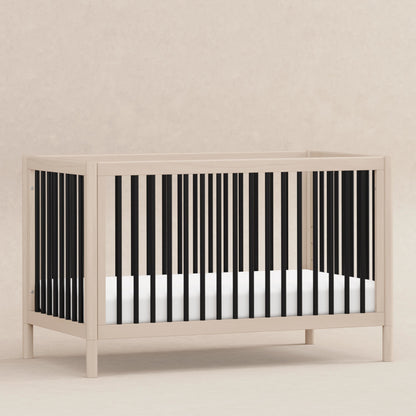 M12901NXB,Gelato 4-in-1 Convertible Crib w/Toddler Conversion Kit in Washed Natural/Black