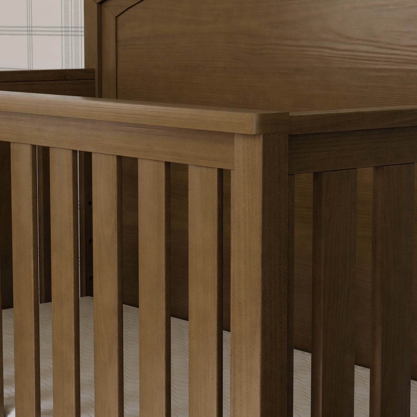 B26401LDF,Hemsted 4-in-1 Convertible Crib in Walnut Driftwood