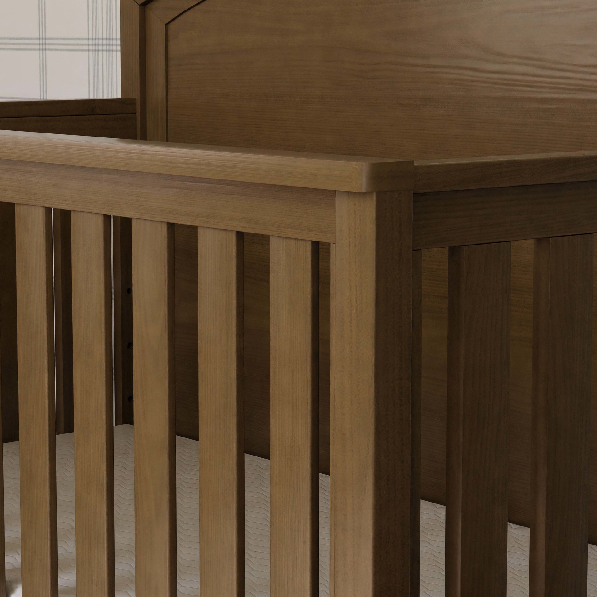 B26401LDF,Hemsted 4-in-1 Convertible Crib in Walnut Driftwood