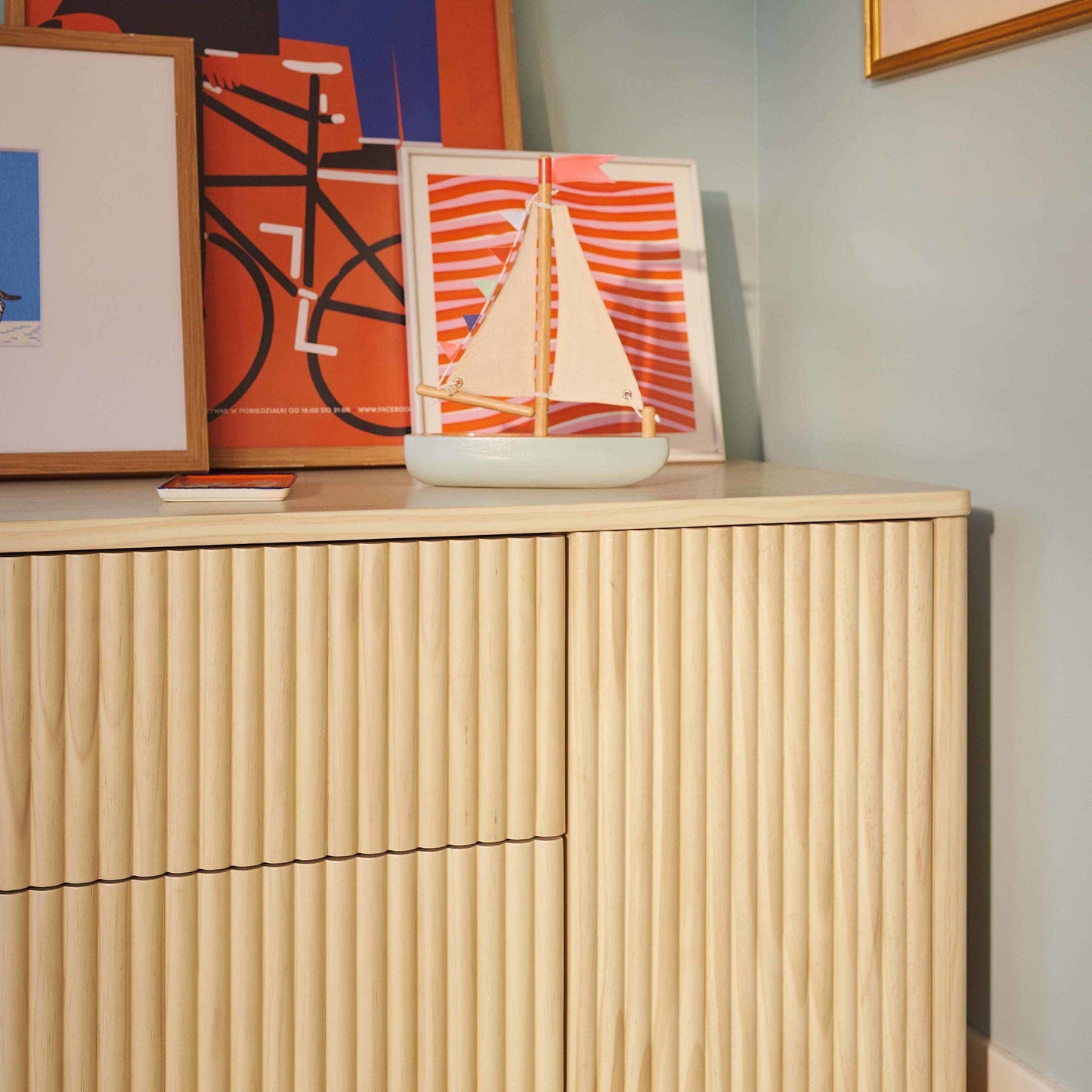 M29816BD,Pogo Tambour Assembled Dresser in Blonde