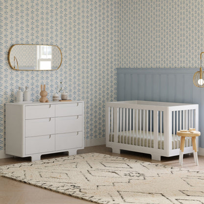 M23401W,Yuzu 8-in-1 Convertible Crib w/All-Stages Conversion Kits in White