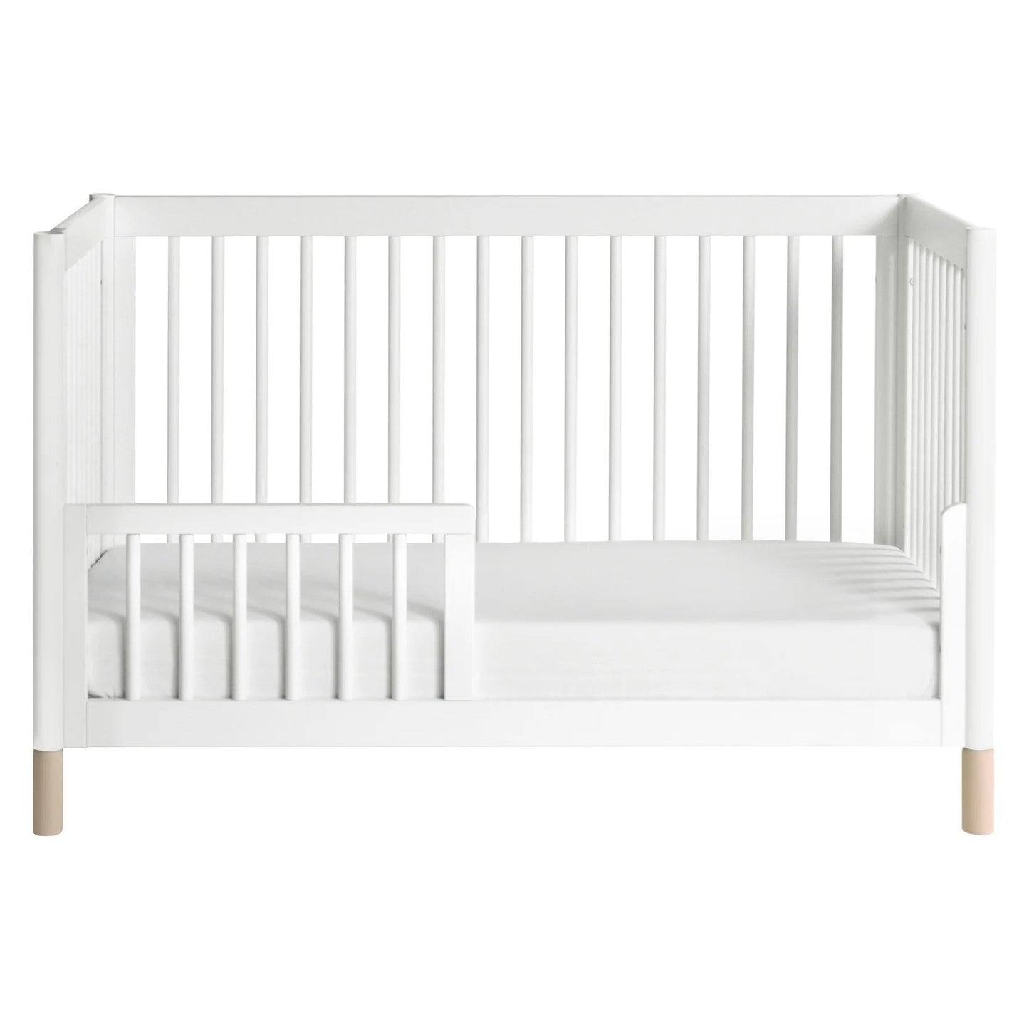 M12901WNX,Gelato 4-in-1 Convertible Crib w/Toddler Conversion Kit in White  NX Feet