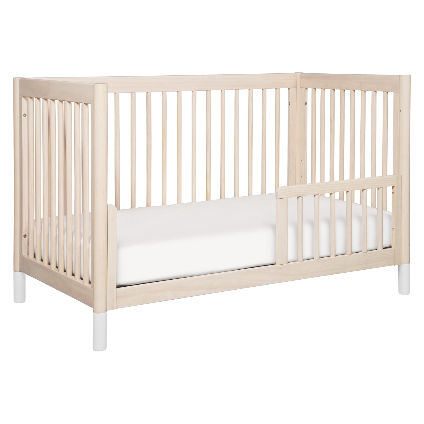 M12901NXW,Gelato 4-in-1 Convertible Crib w/Toddler Conversion Kit in Washed Natural  W Feet