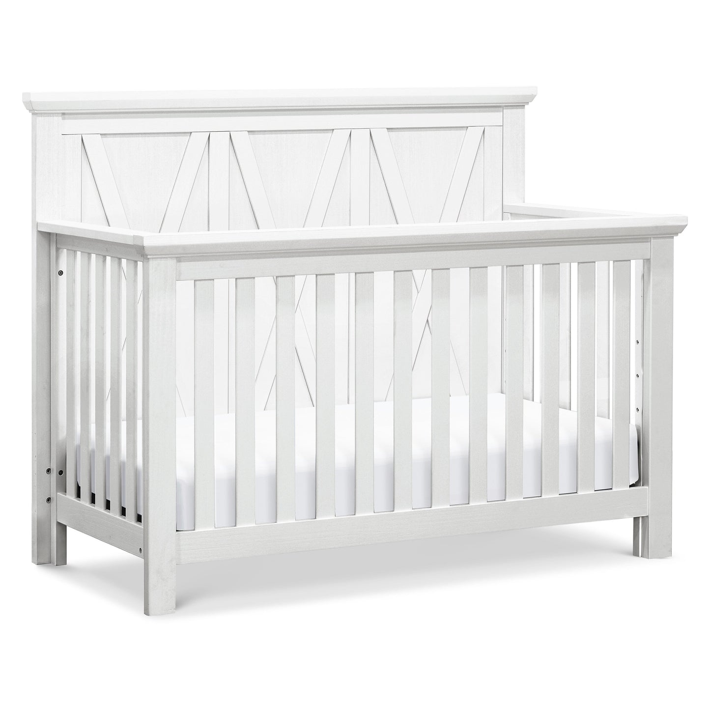 B14501LW,Emory Farmhouse 4-in-1 Convertible Crib in Linen White
