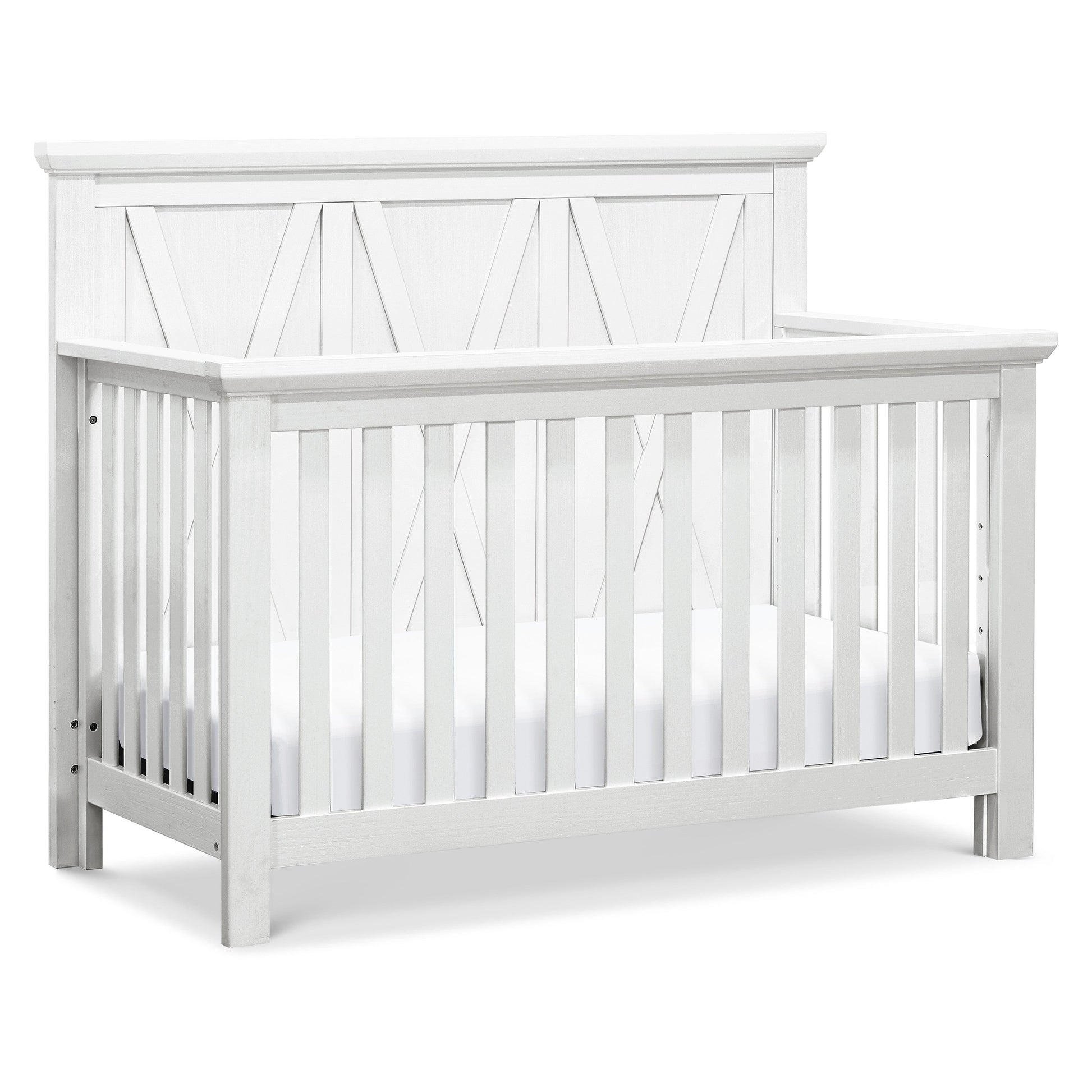 B14501LW,Emory Farmhouse 4-in-1 Convertible Crib in Linen White