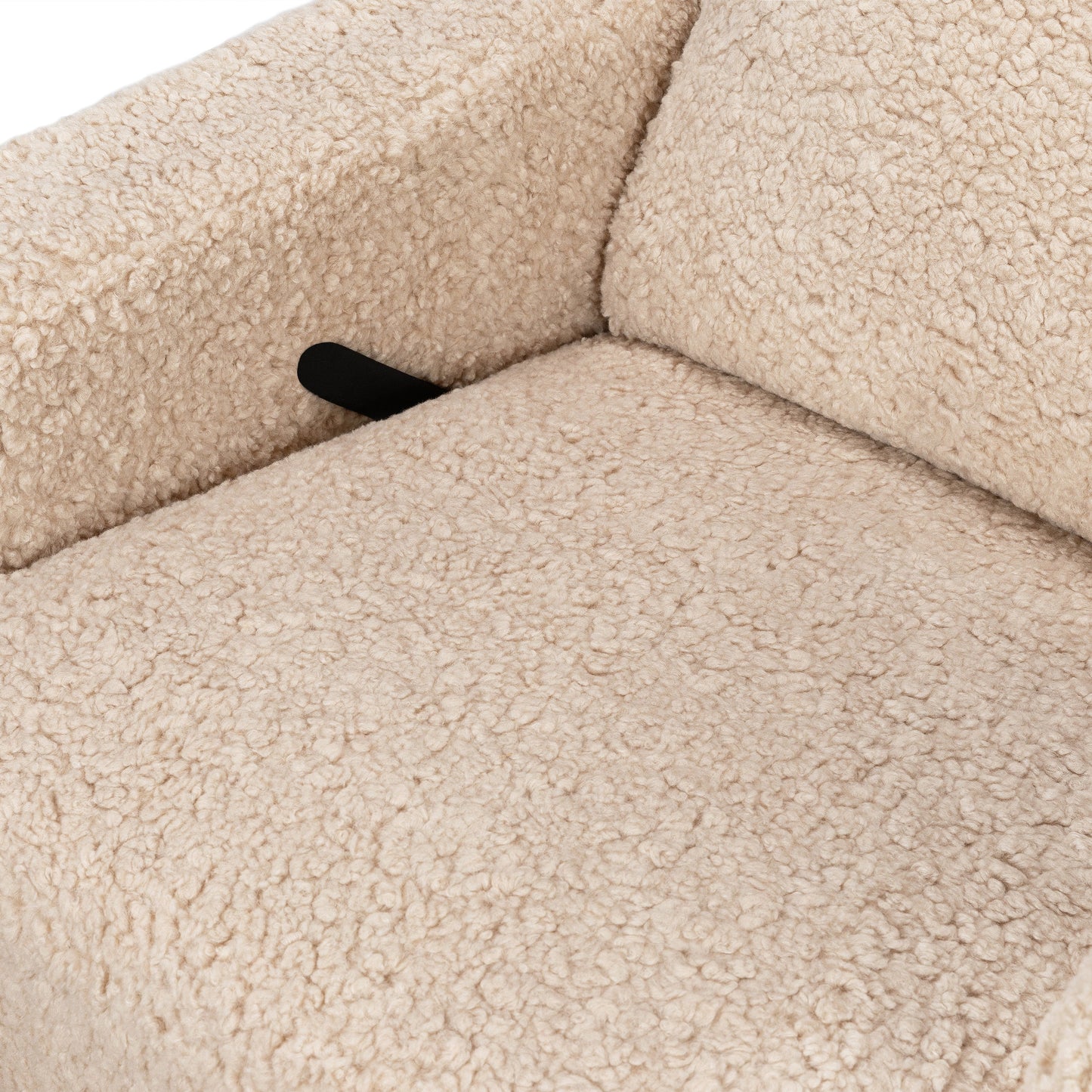 M22287CSG,Crewe Recliner and Swivel Glider in Chai Shearling